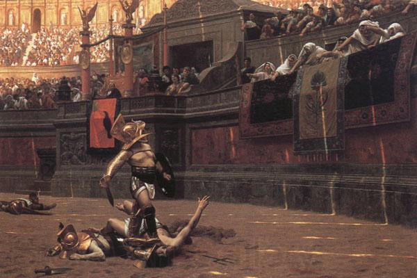 Jean-Leon Gerome Pollice Verso Norge oil painting art